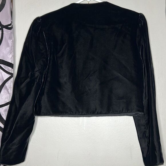Claire Pritchard vintage velvet bolero jacket size small - Picture 5 of 6